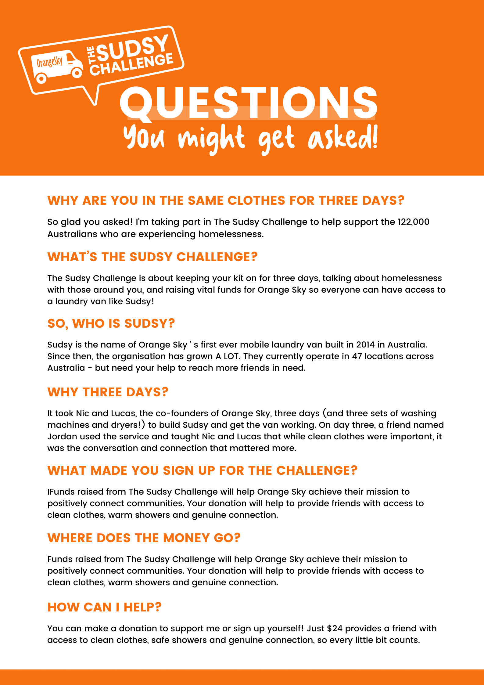 Questions!
