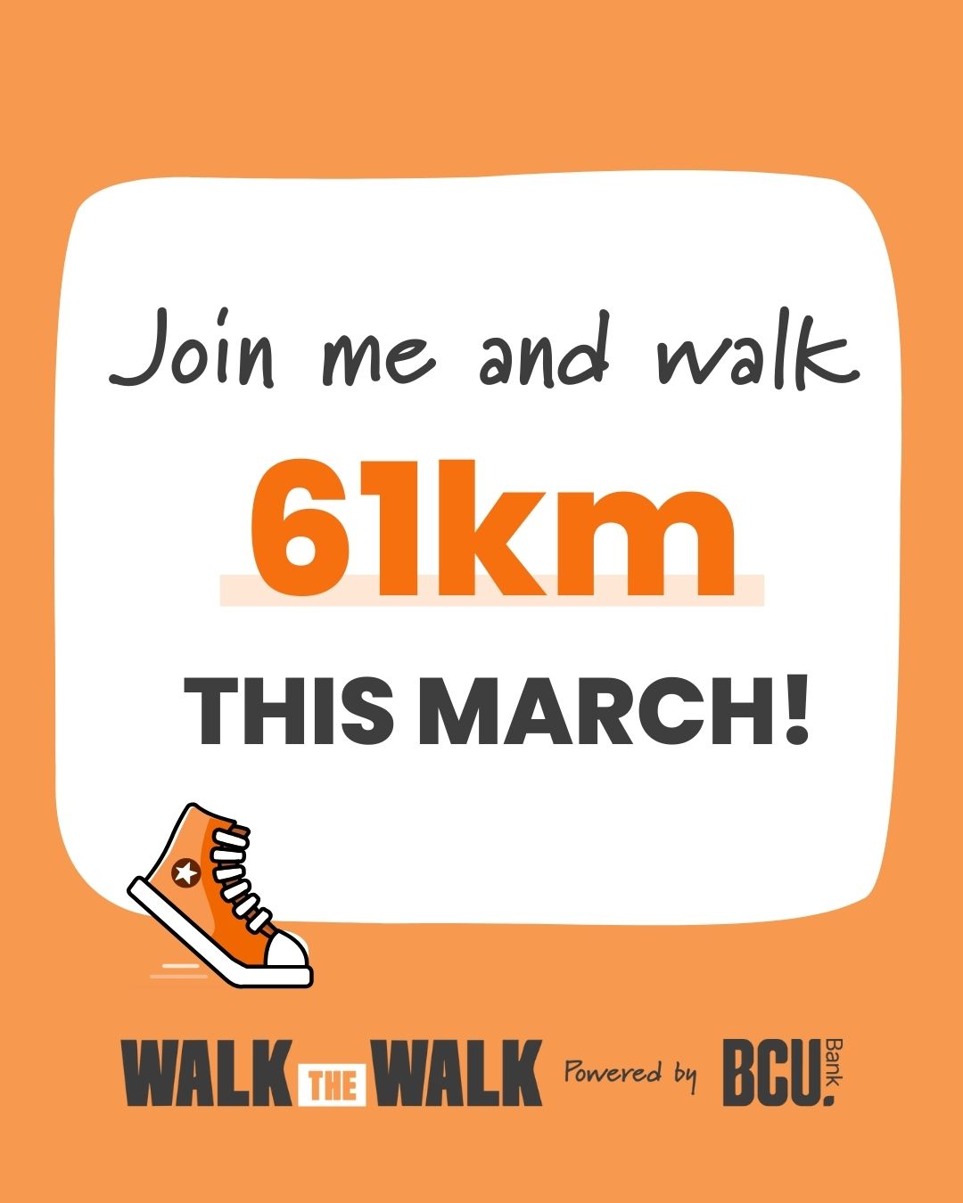 Social Post 7 - Join me 61km